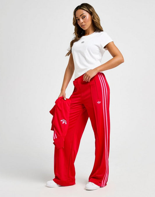 Red - Oversized Firebird Track Pants